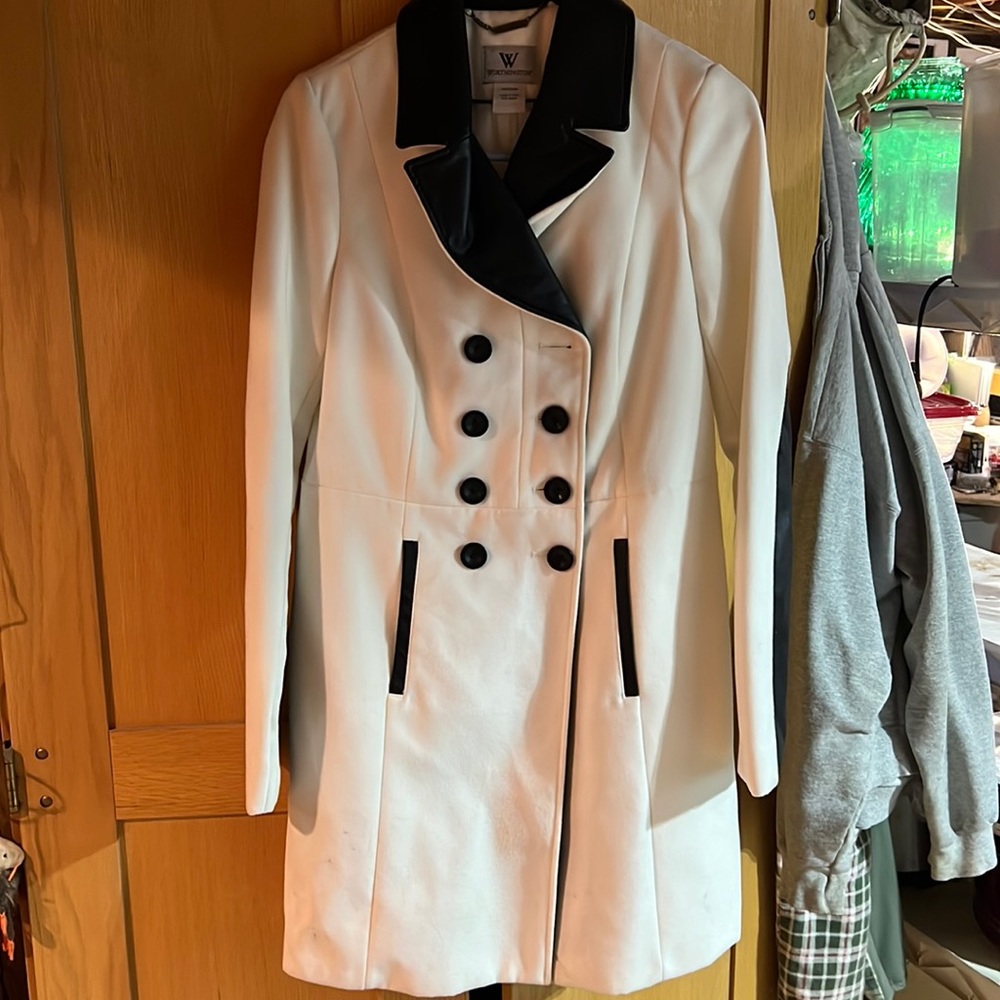 White dress coat